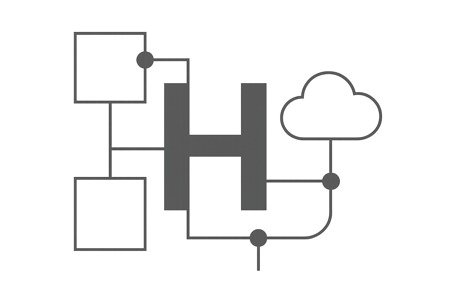 Abstract Hazelbury illustration